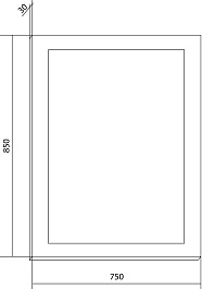 Бриклаер Мебель для ванной Берлин 70 оникс серый с белой ручкой – фотография-23